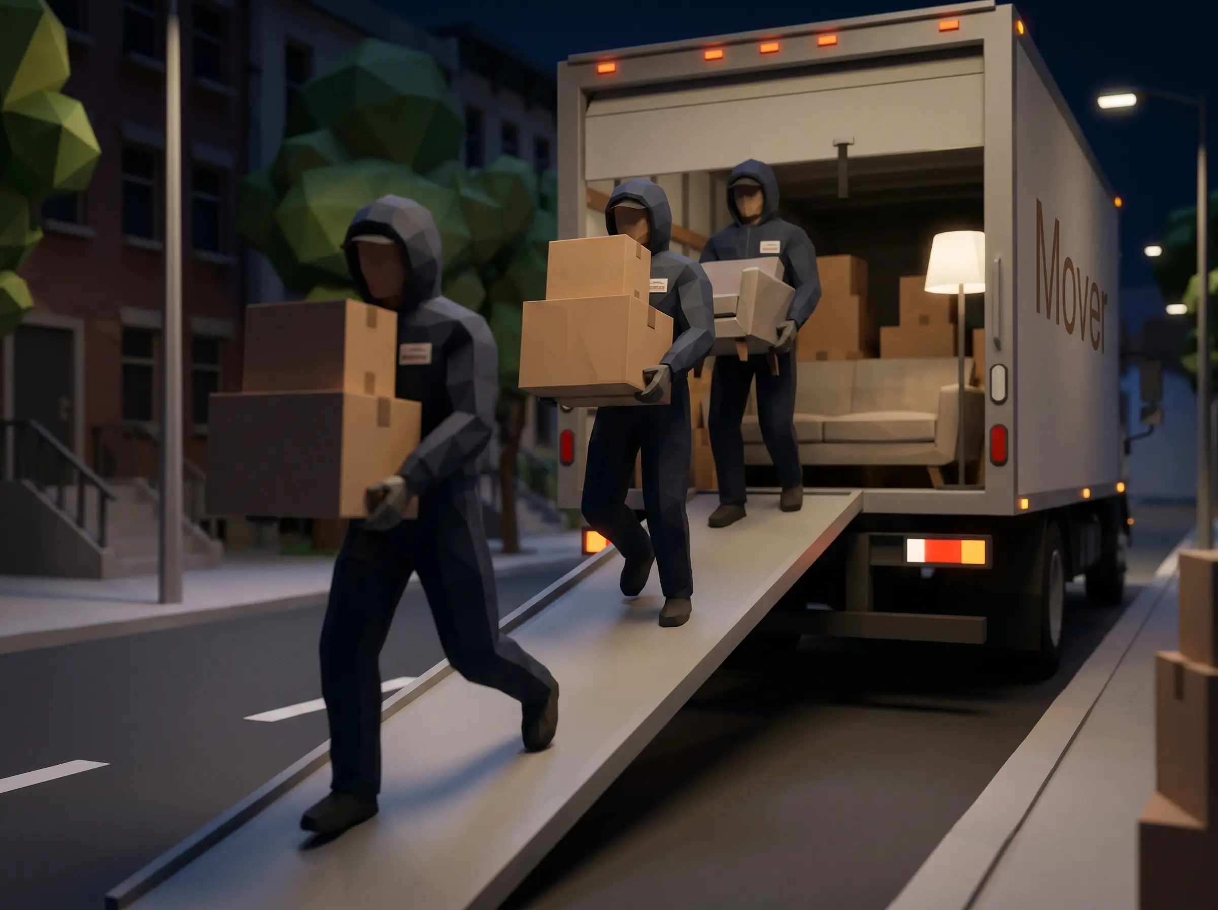 NoTimeMover crew loading a truck